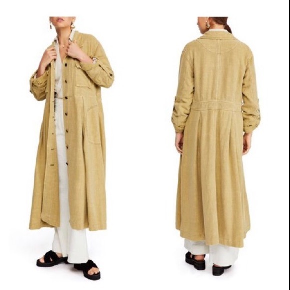 Free People Jackets & Blazers - Free People Rainz Duster Coat, Size Small